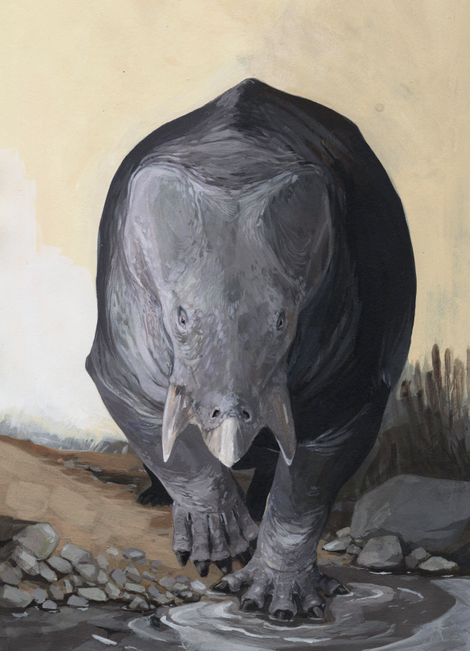 Illustration for article titled During the Triassic, This Elephant-Sized Relative of Mammals Lived Alongside the Dinosaurs